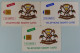 UGANDA - Chip - 1st Issue - Set Of 3 - Smart Card - 20 To 100 Units - Used - Uganda