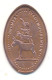 Souvenir Jeton Token Germany-Deutschland Bremer Stadtmusikanten - Pièces écrasées (Elongated Coins)