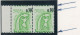 Israel 1962 Shifted Error "Zodiak Aquarius" OP MNH Horizontal Pair Bale#238e - Ungebraucht (ohne Tabs)