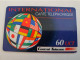 FRANCE/FRANKRIJK  /60 UNITS/  CENTRAL TELECOM  / COUNTRY FLAGS/ PREPAID  USED    ** 14667** - Mobicartes: Móviles/SIM)