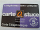 FRANCE/FRANKRIJK  / 5 MINUTES/ CARTE A STUCE         / PREPAID  USED    ** 14693** - Nachladekarten (Handy/SIM)