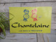 Ancienne Plaque Enseigne Tôle Publicitaire Chantelaine Laines à Tricoter - Drogheria
