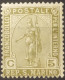 5030- SAN MARINO 1925 STATUA DELLA LIBERTA' 5c - STATUE OF LIBERTY' 5c MLH - Usados