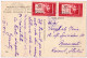 ROMANIA : 1952 - STABILIZAREA MONETARA / MONETARY STABILIZATION - POSTCARD MAILED With OVERPRINTED STAMPS - RRR (am154) - Briefe U. Dokumente