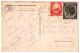 ROMANIA : 1952 - STABILIZAREA MONETARA / MONETARY STABILIZATION - POSTCARD MAILED With OVERPRINTED STAMPS - RRR (am158) - Lettres & Documents