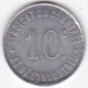 17. Charente-Maritime. Rochefort Sur Mer. Syndicat Du Commerce Et De L'industrie. 10 Centimes 1917 , En Aluminium.  - Monetary / Of Necessity