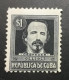 Cuba 1917, 1 Peso, Noir, Yv 183, NSG - Unused Stamps