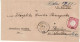 POLAND / GERMAN ANNEXATION 1872  LETTER  SENT FROM ŁOBŻYCA / LOBSENS/ TO BNIN - Storia Postale