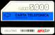 G 32 C&C 1131 SCHEDA TELEFONICA USATA FASCE ORARIE 31.12.91 5.000 L. PIK 2^ A QUAL. - Openbaar Gewoon