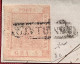 Napoli 1858 Sa.8c 5 Grana Rosa Chiaro I Tavola, Very Fine On Piece Signed By The Expert Chiavarello  (Naples - Napels