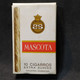 Caja 10 Cigarros Mascota Extra Suaves – Origen: Argentina - Empty Tobacco Boxes