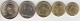 Serbia Coins Set 2012. UNC, 1, 2, 5, 10 And 20 Dinara Commemorative Mihajlo Pupin - Serbia