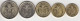 Serbia Coins Set 2012. UNC, 1, 2, 5, 10 And 20 Dinara Commemorative Mihajlo Pupin - Serbia