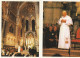 JEAN PAUL II A LA BASILIQUE DE FOUREVIERE LE 5 OCTOBRE 1986 LYON 2 CARTES - Papi