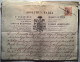 Regno D’ Italia 1878 Sa.33 RARE FISCAL USAGE Servizio 2c Su 1,00 From Medolla=Emilia-Romagna, Modena  (Italy Fiscale - Marcophilie
