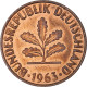 Monnaie, Allemagne, 2 Pfennig, 1963 - 2 Pfennig