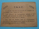 F.N.A.C. Et Des Victimes De La GUERRE > Carte De Membre Actif 1945 De Renard Paul Boulogne S/Seine ( Voir Scans ) ! - Tessere Associative