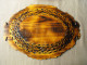 Delcampe - Vintage Hand Carved And Painted Wooden Plate For Home Décor #0642 - Borden