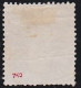 1870-ED. 105 GOB. PROVISIONAL. EFIGIE ALEGÓRICA DE ESPAÑA- 10 MILESIMAS ROSA-USADO PARRILLA CON NUMERO - Gebraucht