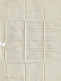 Delcampe - 1847 - Lettre Pliée Avec Correspondance De Sens Sur Yonne Vers Paris - Route De Genève - Taxe 4 - 1801-1848: Précurseurs XIX