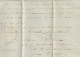 Delcampe - 1847 - Lettre Pliée Avec Correspondance De Sens Sur Yonne Vers Paris - Route De Genève - Taxe 4 - 1801-1848: Précurseurs XIX