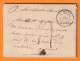 1847 - Lettre Pliée Avec Correspondance De AUXERRE, Yonne Vers Paris - Cachet à Date D' Arrivée - Taxe 4 - 1801-1848: Vorläufer XIX