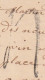 1847 - Lettre Pliée Avec Correspondance De AUXERRE, Yonne Vers Paris - Cachet à Date D' Arrivée - Taxe 4 - 1801-1848: Précurseurs XIX