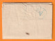 1847 - Lettre Pliée Avec Correspondance De AUXERRE, Yonne Vers Paris - Cachet à Date D' Arrivée - Taxe 4 - 1801-1848: Précurseurs XIX