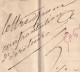 Delcampe - 1847 - Lettre Pliée Avec Correspondance De AUXERRE, Yonne Vers Paris - Cachet à Date D' Arrivée - Taxe 4 - 1801-1848: Vorläufer XIX
