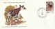 CONGO - 3 Env. FDC, WWF, Buffle, Rhinoceros, Okapi - 1978 - Médaillier Franklin N° 82-85 - FDC