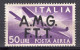 Z6845 - TRIESTE AMG-FTT AEREA SASSONE N°6 ** - Luftpost