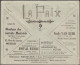 Belgique 1926. Enveloppe De Franchise Des Chèques Postaux. La Paix, Fils De Fer Barbelés, Quincaillerie. Tabac La Semois - Tobacco