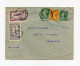 !!! VIGNETTES DU MEETING DE BOURGES SUR LETTRE PAR AVION DE 1922 - Covers & Documents