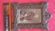 Cadre Porte-photo Ancien En Laiton Repousse Motif  Ange Soldat Uniforme .  . PHOTO FRAME XIX EME - Autres & Non Classés