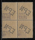 ANCOPER EPN 136 - EXPOSITION PHILATELIQUE DE NANCY BLOC 4 X N° 513 PERFORE EPN NEUFS ** RARE TTB - Unused Stamps