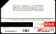 G 2608 1110 C&C 4710 SCHEDA TELEFONICA USATA MENO IMPATTO 31.12.2011 2^A QUAL. - Erreurs & Variétés