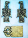 ►    Fibules Et Plaques Boucle Wisigothiques VI Siècle Bronze Grenats - Objets D'art