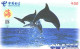 China:Used Phonecard, China Telecom, 50 Y, Jumping Dolphins - Delphine