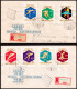 HUNGARY HONGRIE 1960 SQUAW VALLEY OLYMPIC GAMES SET OF 2 FDC'S OFFER! - Invierno 1960: Squaw Valley