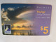 BERMUDA  $5 ,-  BERMUDA  NORTHROCK    SUNSET     3/2004    PREPAID CARD  Fine USED  **  14790** - Bermudas