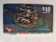 BERMUDA  $10,-  BERMUDA  TB1 GLOBAL  ROYAL NAVAL DOCKYARD      PREPAID CARD  Fine USED  **14814** - Bermudas