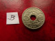 5 Centimes 1920    Petit Module        Ref B - Sonstige & Ohne Zuordnung