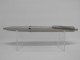 Vintage Ballpoint Pen Grey Plastic Chrome Metal Trim 70's #0792 - Pens