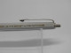 Vintage Ballpoint Pen Grey Plastic Chrome Metal Trim 70's #0792 - Schreibgerät