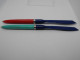 Vintage Ballpoint Pen Plastic With Modeling Knife School Pen 70's #0797 - Schreibgerät