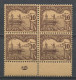 CALEDONIE 1906 Taxe N° 17 ** Bloc De 4 Marge Avec Mill. 6 Neuf MNH Superbe C 5 € + Embarcation Bateaux Boats Transports - Portomarken