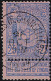 Belgique 1894 COB 70. 25 C Exposition D'Anvers Oblitéré Bruxelles Rue De La Chancellerie. Petite Perforation CL - 1863-09