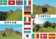 SCENES FROM DOVER CASTLE, DOVER, KENT, ENGLAND. UNUSED POSTCARD   Wp8 - Dover