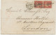 GB „159 / GLASGOW“ Scottish Duplex (6 THIN Bars With Same Length,  Time Code „8 L“, Datepart 18mm) On Superb Cover With - Cartas & Documentos