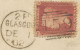 GB „159 / GLASGOW“ Scottish Duplex (6 THIN Bars With Different Length,  Time Code „2 F“, Datepart 20mm) On Superb Cover - Lettres & Documents